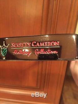 2002 Scotty Cameron Holiday Newport 2 Limited 35 inch Putter W Candy Cane Hdcvr