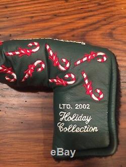 2002 Scotty Cameron Holiday Newport 2 Limited 35 inch Putter W Candy Cane Hdcvr