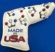 2020 Scotty Cameron Us Open Usa Mini Crown White Blade Putter Cover Headcover
