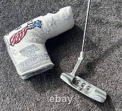 2024 Scotty Cameron Super Select Newport 34 Putter With Sugar Skull Golf Headcove