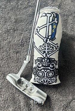 2024 Scotty Cameron Super Select Newport 34 Putter With Sugar Skull Golf Headcove
