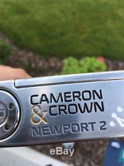 Beautiful! Scotty Cameron Cameron & Crown Newport 2 LH 33