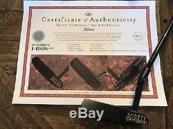 Black Scotty Cameron 009 Circle T Putter Great Stamps Welded Slant Neck COA