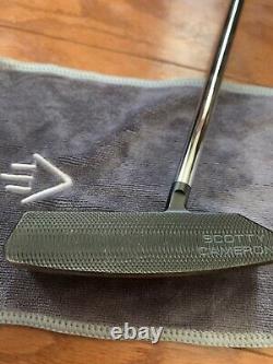 CLEAN Scotty Cameron Select Newport 2.6 Putter 34 with Rare Dancing Scotty Grip