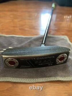CLEAN Scotty Cameron Select Newport 2.6 Putter 34 with Rare Dancing Scotty Grip