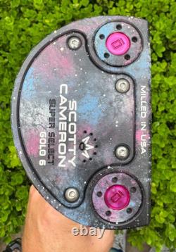 CUSTOM Galaxy Finish! Scotty Cameron Super Select Golo 6 with Black KBS Shaft 35