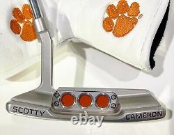 Clemson Tigers Scotty Cameron Select Newport 2 Putter Custom Circle T Shaft Band