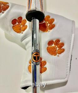 Clemson Tigers Scotty Cameron Select Newport 2 Putter Custom Circle T Shaft Band