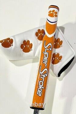 Clemson Tigers Scotty Cameron Select Newport 2 Putter Custom Circle T Shaft Band