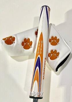 Clemson Tigers Scotty Cameron Select Newport 2 Putter Custom Circle T Shaft Band