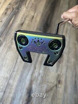 Custom Black And Rainbow PVD Scotty Cameron Futura 5W withCircle T Weights RH