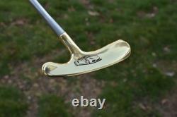 Custom Gold Scotty Cameron SC Titleist Bullseye Flange Putter + HC Engraved Car Custom Gold Scotty Cameron SC Titleist Bullseye Flange Putter + HC Engraved Car