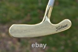Custom Gold Scotty Cameron SC Titleist Bullseye Flange Putter + HC Engraved Car Custom Gold Scotty Cameron SC Titleist Bullseye Flange Putter + HC Engraved Car