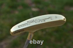 Custom Gold Scotty Cameron SC Titleist Bullseye Flange Putter + HC Engraved Car