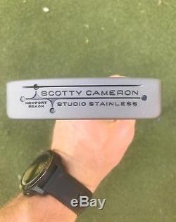 Custom Refinished Scotty Cameron Studio Stainless Newport Beach 34 putter
