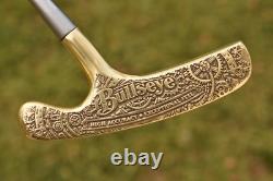 Custom Scotty Cameron SC Titleist Bullseye Putter + HC / Engraved STEAMPUNK 35