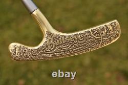 Custom Scotty Cameron SC Titleist Bullseye Putter + HC / Engraved STEAMPUNK 35