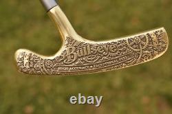 Custom Scotty Cameron SC Titleist Bullseye Putter + HC / Engraved STEAMPUNK 35