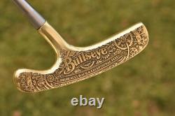 Custom Scotty Cameron SC Titleist Bullseye Putter + HC / Engraved STEAMPUNK 35