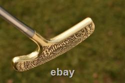Custom Scotty Cameron SC Titleist Bullseye Putter + HC / Engraved STEAMPUNK 35