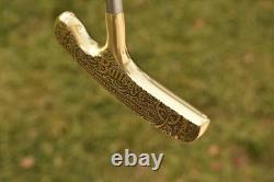 Custom Scotty Cameron SC Titleist Bullseye Putter + HC / Engraved STEAMPUNK 35