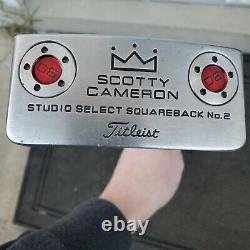 Custom Scotty Cameron Studio Select Squareback #2 33 Putter RH 2 30G Weighted