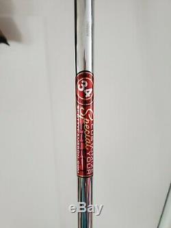 Excellent! SCOTTY CAMERON SPECIAL SELECT NEWPORT 2 34 with HC, Black Scotty Grip