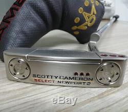 Great condition Scotty Cameron Select 2018 Newport 2 Right hand putter 33'