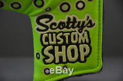 IN STOCK! Scotty Cameron Custom Shop LIME Jackpot Johnny Blade Putter Cover