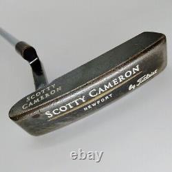 LEFT Scotty cameron 1995 Classic Neport Gun blue Putter 35 LH with Head cover