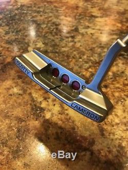 LH Scotty Cameron Studio Select Newport 2 35in head cover, weights and wrench