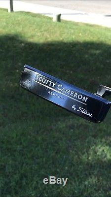 MINT 95 Scotty Cameron Classic NEWPORT Gun Metal Blue 34 with Original HC