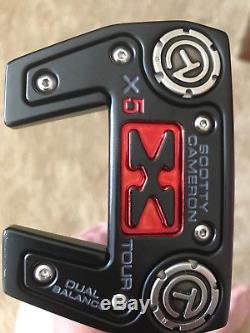 MINT BLACK Scotty Cameron X5 CIRCLE T TOUR Issue CT Mallet Putter 34 inches