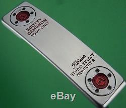 MINT! Scotty Cameron Studio Select Newport 2 Tour Only Circle T Putter with COA