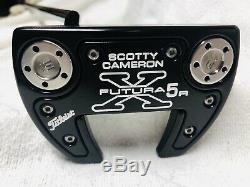 Mint LH Welded NecK Scotty Cameron Futura X5r Black Cerakote Finish 34in 15 Gram