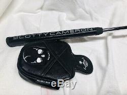 Mint LH Welded NecK Scotty Cameron Futura X5r Black Cerakote Finish 34in 15 Gram