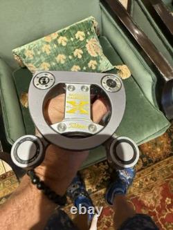 Mint Scotty Cameron Futura X Milled Face Double Bend Mallet Putter 34 RH