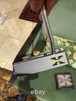 Mint Scotty Cameron Futura X Milled Face Double Bend Mallet Putter 34 RH