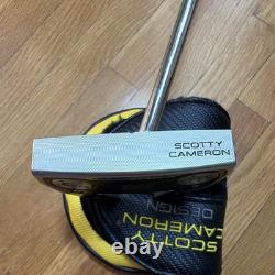 Mint! Scotty Cameron Phantom 5S RH Putter Steel Shaft Studio Design Grip + Cover
