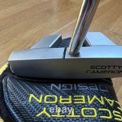 Mint! Scotty Cameron Phantom 5S RH Putter Steel Shaft Studio Design Grip + Cover