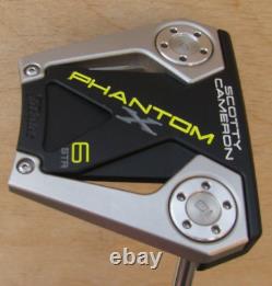 Mint Scotty Cameron Phantom X 6 Str Putter 35 Inches Golf Club Super Stroke Grip