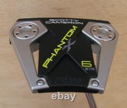 Mint Scotty Cameron Phantom X 6 Str Putter 35 Inches Golf Club Super Stroke Grip