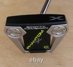 Mint Scotty Cameron Phantom X 6 Str Putter 35 Inches Golf Club Super Stroke Grip