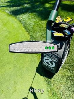 (NEW) Scotty Cameron 2026 Phantom 3.2 Black & Green Cerakote Refinished Putter