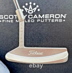 NICE Scotty Cameron Pro Platinum Coronado Mid slant RH 35 With Original HC