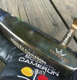 Near MINT RARE Scotty Cameron Oil Can Newport Putter, AOP, 35 in. All Original