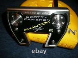 New 2021 Scotty Cameron Phantom X 5 35 Long With Headcover