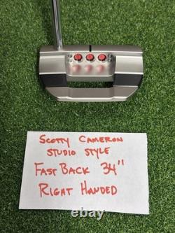 New 2025 Scotty Cameron Studio Style Fastback 34 Right Handed