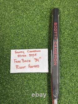 New 2025 Scotty Cameron Studio Style Fastback 34 Right Handed