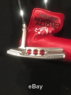 New Scotty Cameron Select Putter Newport 2 33 Inch & Headcover, 2016 Milled. Rh